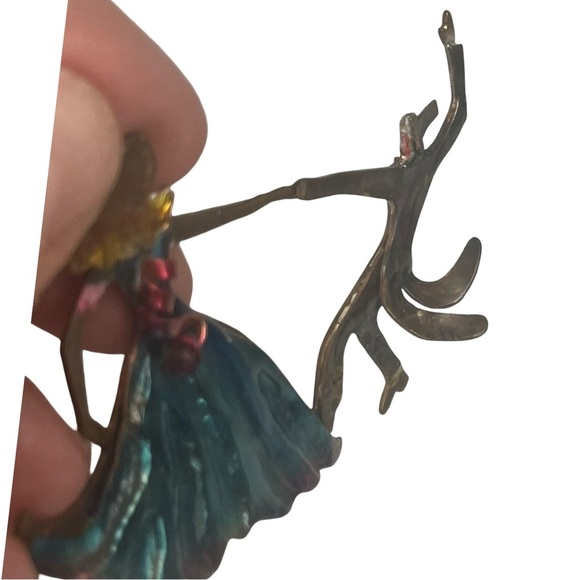 Vintage Artisan Sterling “Strictly Ballroom” Brooch- Signed - Picture 5 of 8